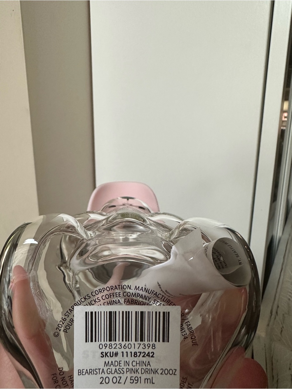 Starbucks Strawberry 🍓 BEARista cold cup 20oz - Picture 7 of 7